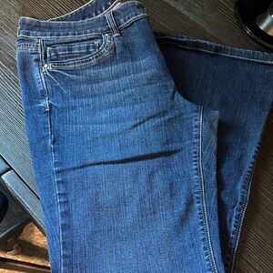 WHBM BLANC Flare Leg Jeans